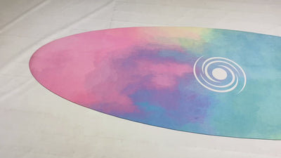 Ovale Yogamatte Rainbow von Yogalaxy als Video