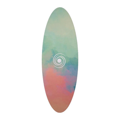 Ovale Yogamatte "Sunset Surfer" mit rutschfester Softgrip-Oberfläche - NEU NEU NEU