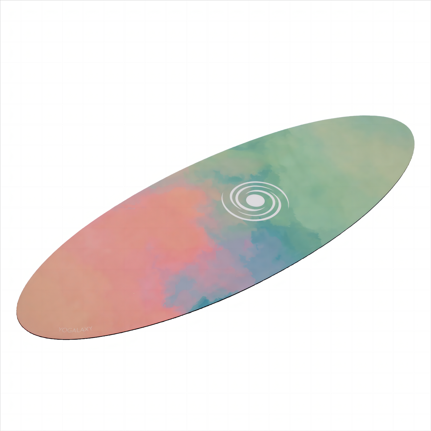 Ovale Yogamatte "Sunset Surfer" mit rutschfester Softgrip-Oberfläche - NEU NEU NEU