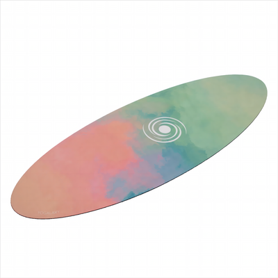 Ovale Yogamatte "Sunset Surfer" mit rutschfester Softgrip-Oberfläche - NEU NEU NEU