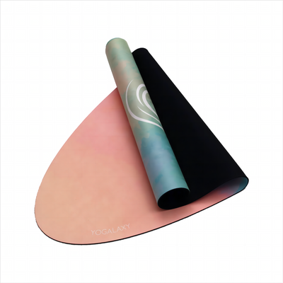 Ovale Yogamatte "Sunset Surfer" mit rutschfester Softgrip-Oberfläche - NEU NEU NEU