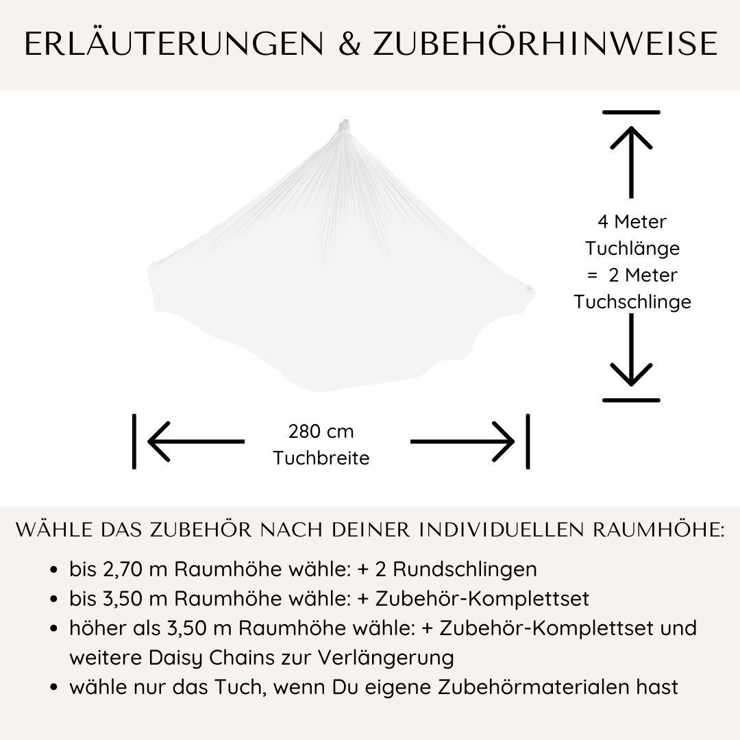 ikea hängematte anleitung Aerial Yoga Tuch, Yoga-Hängematte, Weiß, inkl. Aufhängung & Anleitung,  Original, SGS getestet