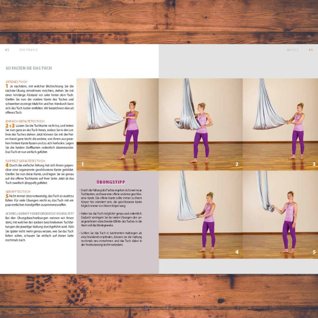 Aerial Yoga Buch Flow 1 Skorpio Verlag Yogalaxy 