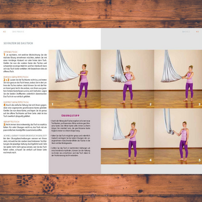 Aerial Yoga Buch Flow 1 Skorpio Verlag Yogalaxy