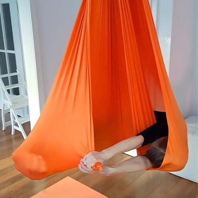 Aerial Yoga Tuch orange - Yogalaxy Asana