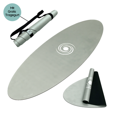 Oval Yoga Mat - Beige