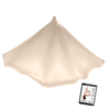 Aerial Yoga Tuch in Hellgold, Beige von Yogalaxy