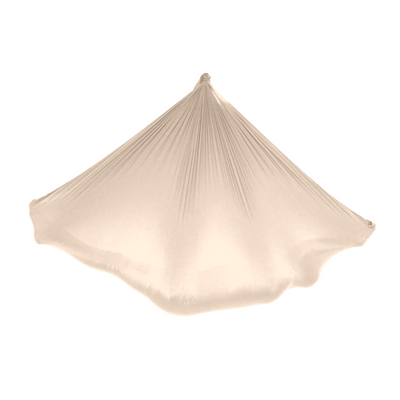 Aerial Yoga Tuch in Hellgold, Beige von Yogalaxy