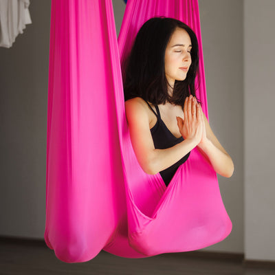 Aerial Yoga Tuch - Pink - 4 x 2,8 m