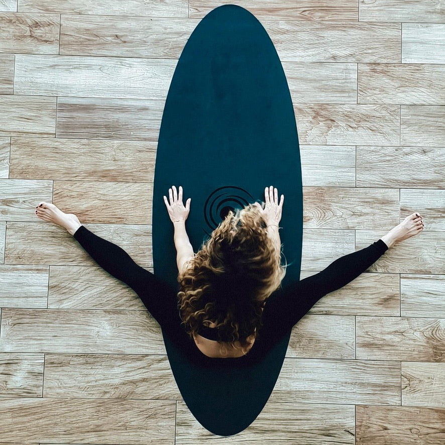 Oval Yoga Mat - Black